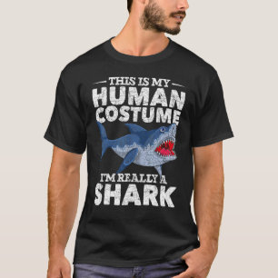 T-shirt Animal Marin C'est Mon Costume D'humain Je Suis Vr