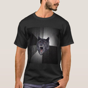 T-shirt Animal Meme de conseil de loup de folie