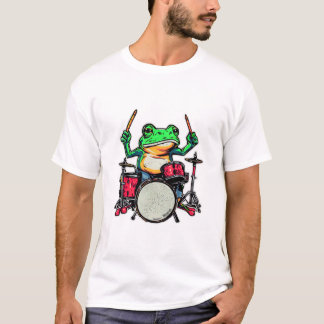 T-shirt Animal Noise – Frog on Drums