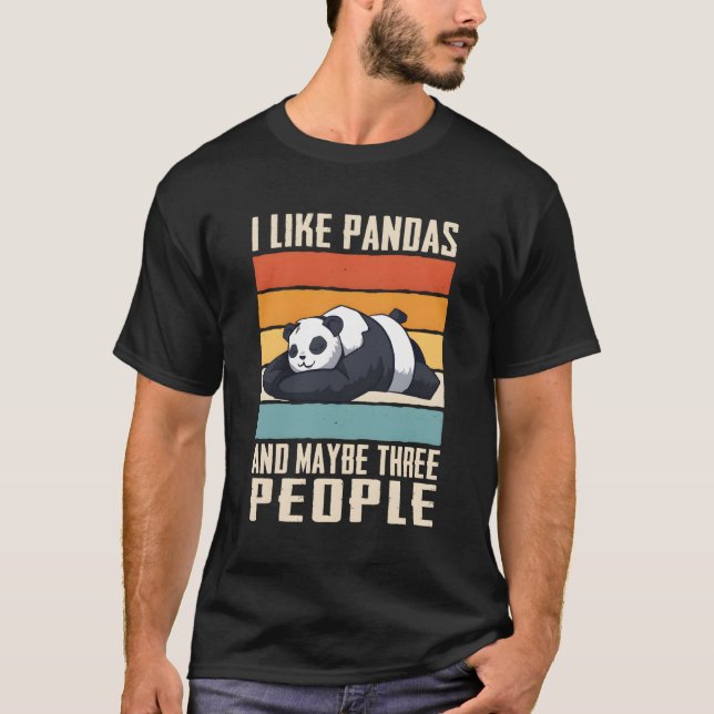 T-shirt Animal Panda Bear Pandas (Devant)