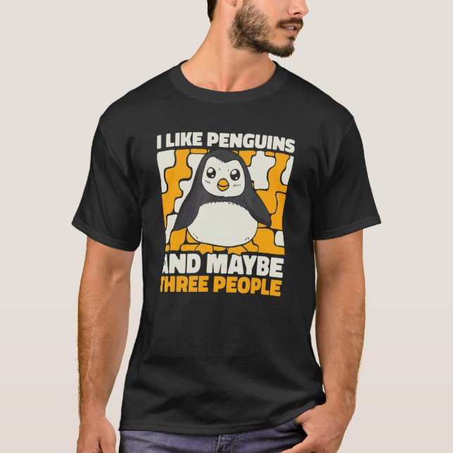 T-shirt Animal Penguin King Penguin (Devant)
