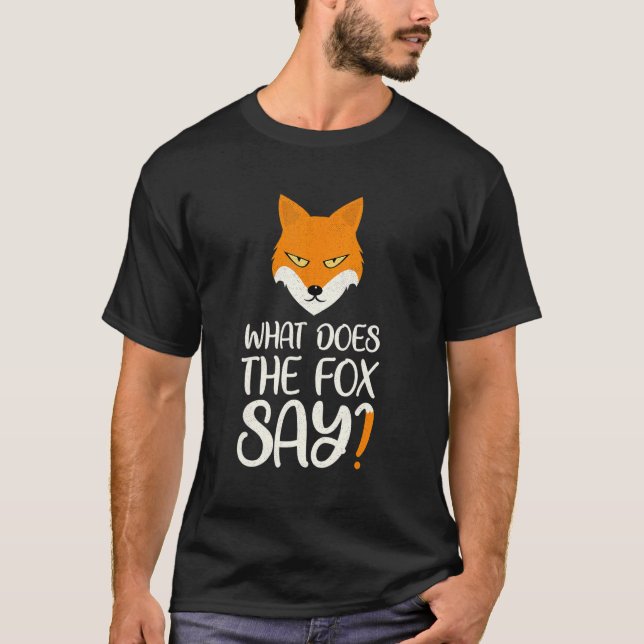 T-shirt Animal Que Dit Le Fox Mème Foxes (Devant)