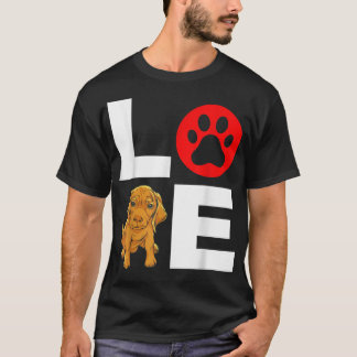 T-shirt Animal Rescue chien triste conception oeil pour am