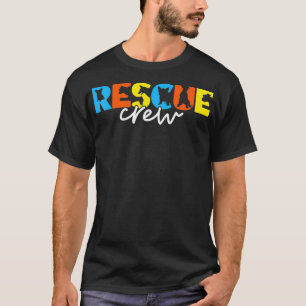T-shirt Animal Rescue Crew Chemise Amoureux de les chiens 