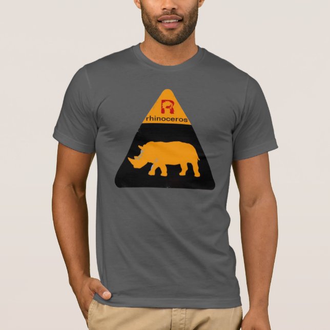 T-shirt animal rhinocéros cool (Devant)