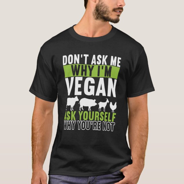 T-shirt Animal Rights Vegan Vegetarian  7 (Devant)
