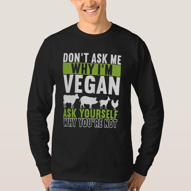 T-shirt Animal Rights Vegan Vegetarian  7 (Devant)