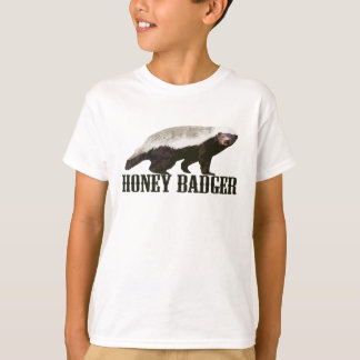 T-shirt Animal sauvage de blaireau de miel