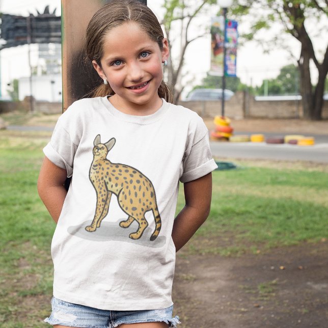 T-shirt animal serval (Créateur téléchargé)