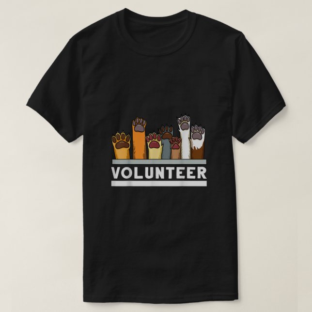 T-shirt Animal Shelter Volunteer  (Design devant)