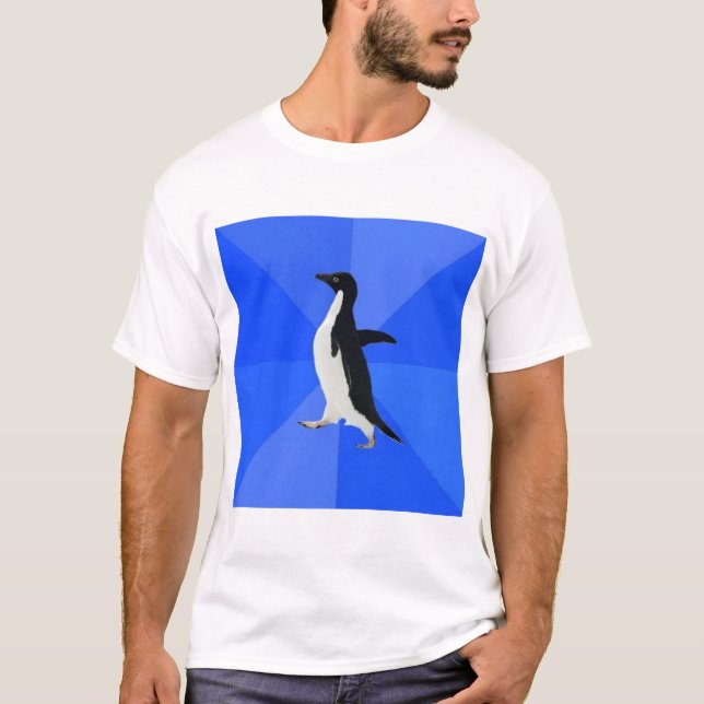 T-shirt Animal socialement maladroit Meme de conseil de (Devant)