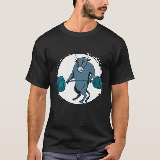T-shirt Animal Strongman Bull (Devant)