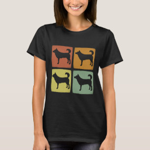 T-shirt Animal vintage animal Sibérien Husky Chien Rétro a