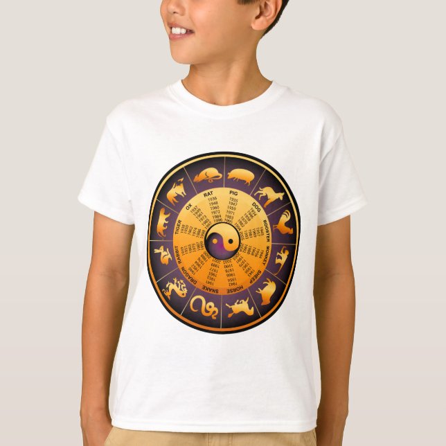 T-shirt Animal Yin Yang (Devant)