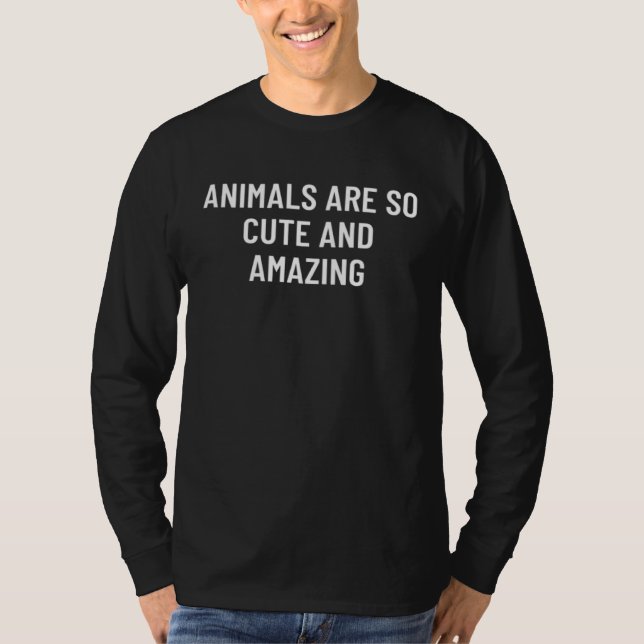 T-shirt Animals are so cute and amazing 5 (Devant)