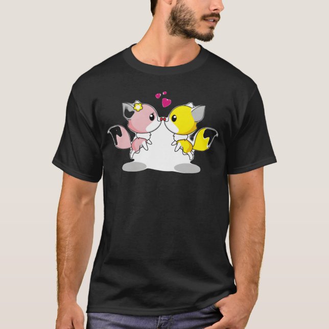 T-shirt Animals in love friends (Devant)