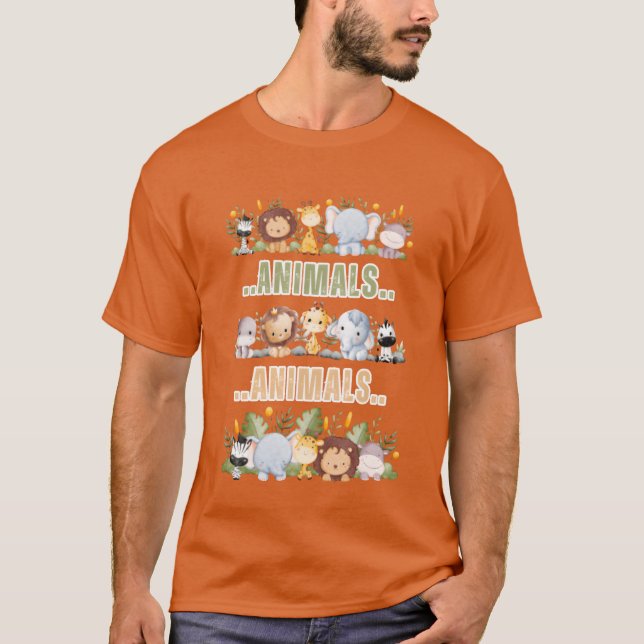 T-shirt Animals retro (Devant)