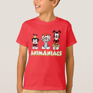 T-shirt Animaniacs   Graphique de Warner Sibings "No Evil"