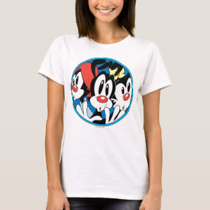 T-shirt Animaniacs Warner Siblings Circle Graphic