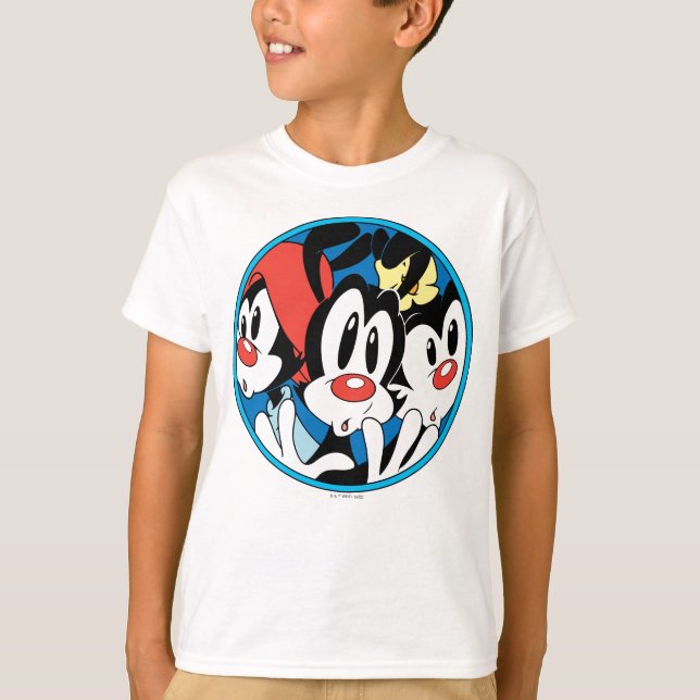 T-shirt Animaniacs | Warner Siblings Circle Graphic (Devant)