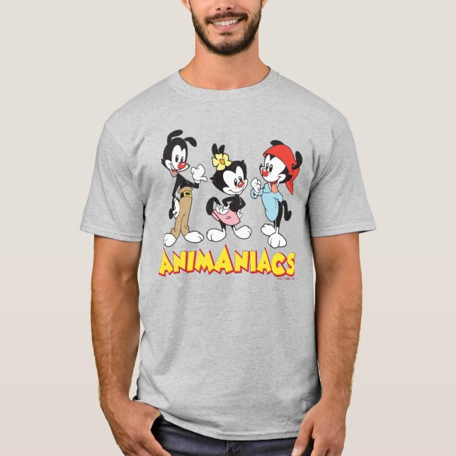 T-shirt Animaniacs | Yakko, Dot et Wakko debout (Devant)