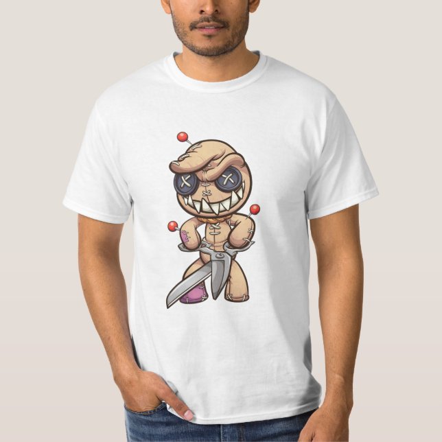 T-shirt Animated Voodoo Doll (Devant)