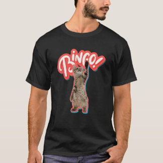 T-shirt Animateur de Bingo Drôle de Bingo Rétro Chats Bing
