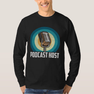 T-shirt Animateur de podcast Podcasteur Diffusion d'entre