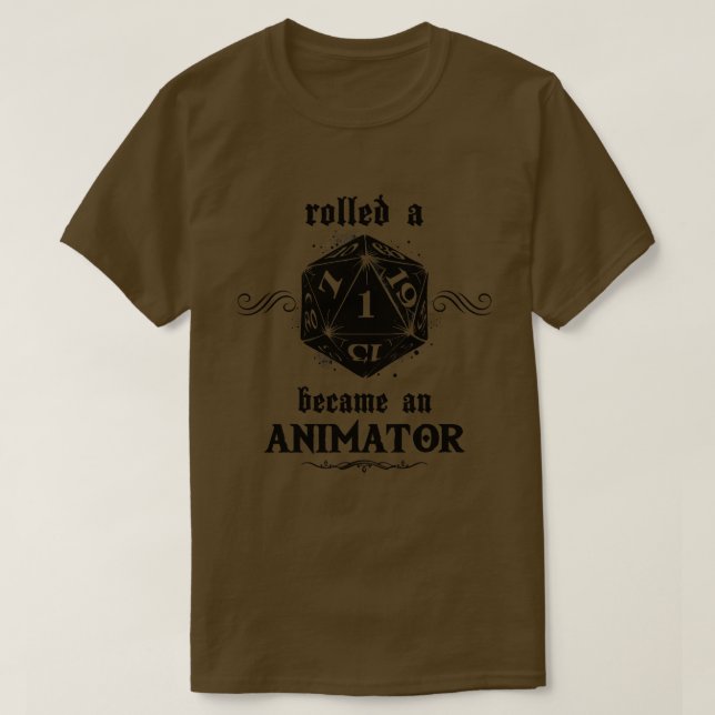 T-shirt Animateur de roulage malchanceux (Design devant)