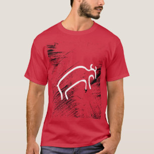 T-shirt Animaux anciens - Bull préhistorique