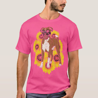 T-shirt Animaux Animaux de compagnie Boxer Lover Chien pro