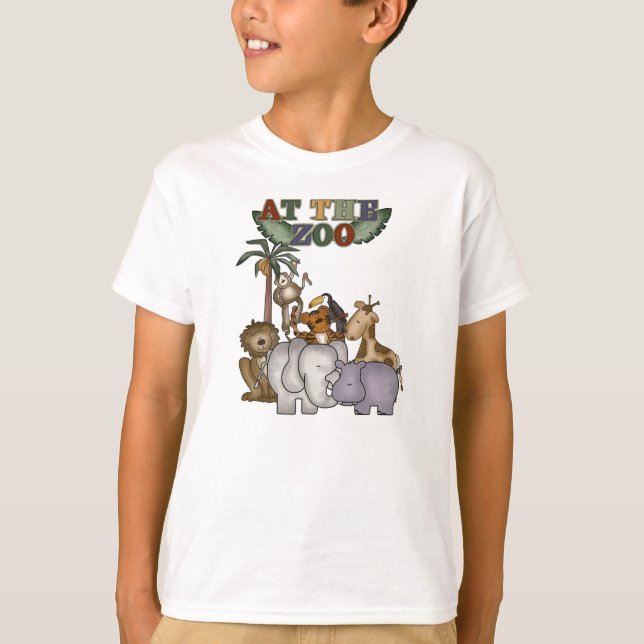 T-shirt Animaux au zoo (Devant)