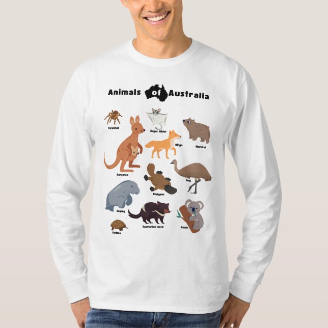 T-shirt Animaux australiens Aussie Wildlife (Devant)