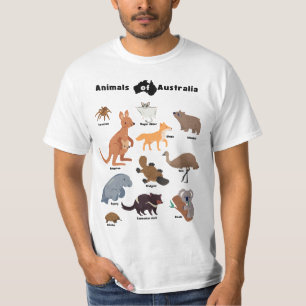 T-shirt Animaux australiens Aussie Wildlife