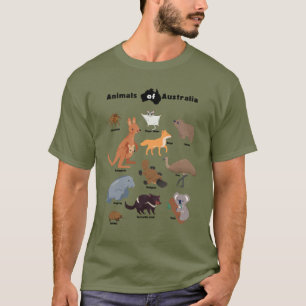 T-shirt Animaux australiens Aussie Wildlife