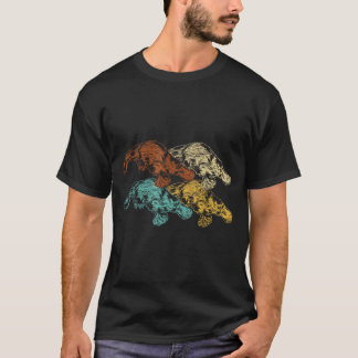 T-shirt Animaux australiens rétro Ornithorynque
