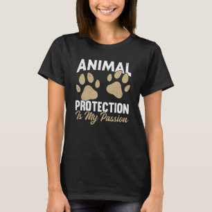 T-shirt Animaux avant les gens Militant de la protection a