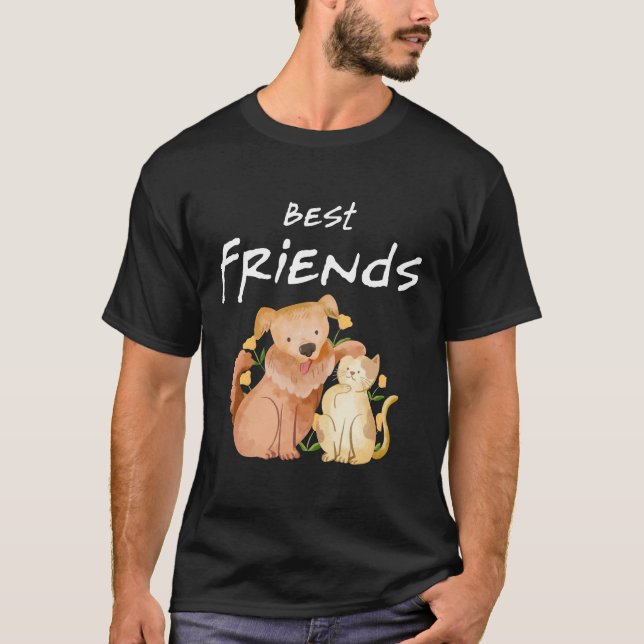 T-shirt Animaux Best Friends (Devant)