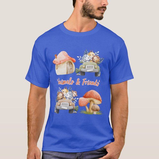 T-shirt Animaux cadeau fille (Devant)
