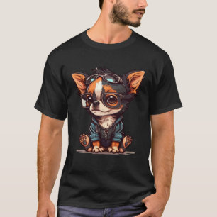 T-shirt Animaux Chien Chat Hibou Renard Mignon  1