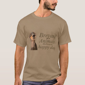 T-shirt animaux chien heureux jour conception cadeau rétro