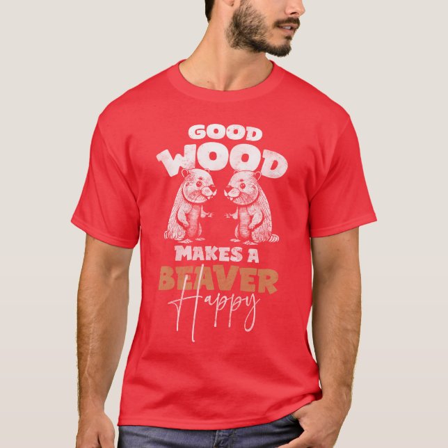 T-shirt Animaux constructeurs de barrages de rongeurs Étan (Devant)