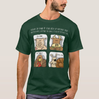 T-shirt Animaux Crime drôle végan ish