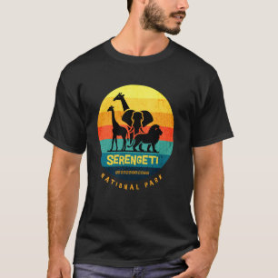 T-shirt Animaux dans le parc national Serengeti africain T