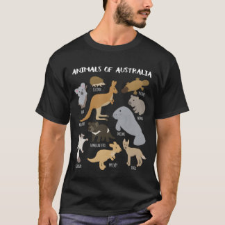 T-shirt Animaux d'Australie Amateur d'animaux australien g
