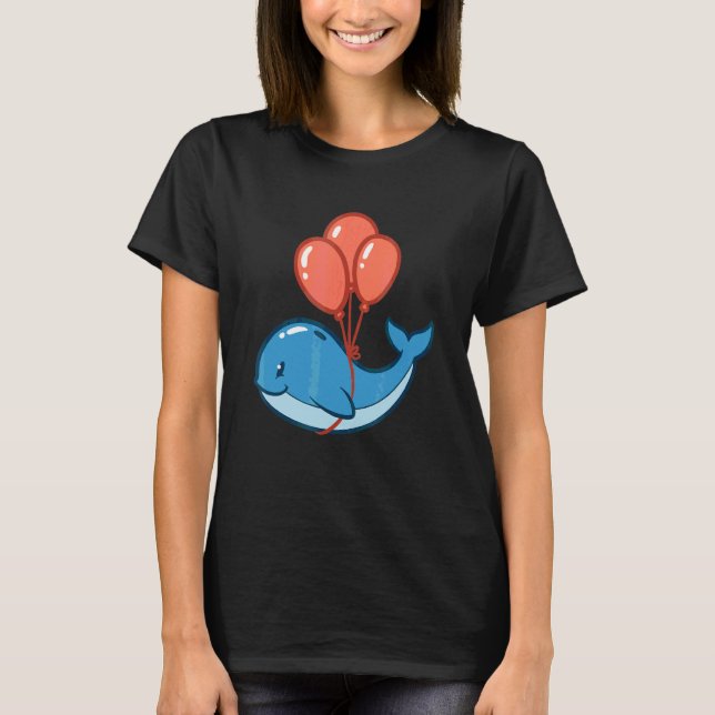 T-shirt Animaux de baleines pour femmes (Devant)