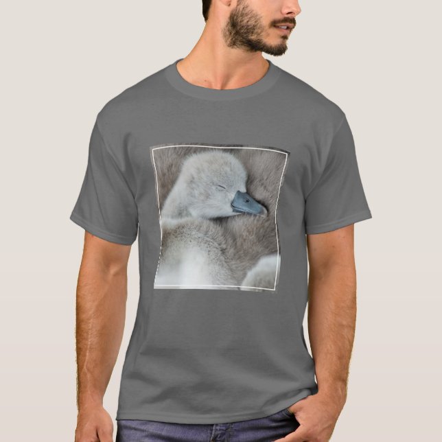 T-shirt Animaux de bébés cutest | Bébé Mute Swan (Devant)