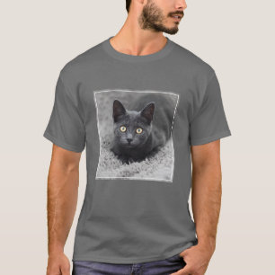 T-shirt Animaux de bébés cutest Chat gris