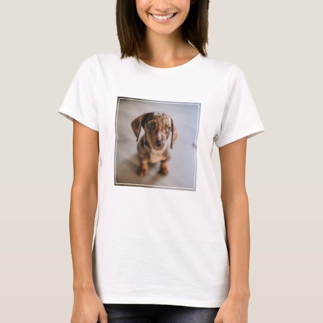 T-shirt Animaux de bébés cutest | Chiot Brown (Devant)