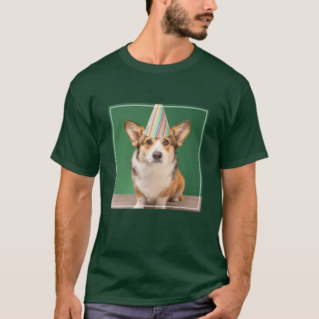 T-shirt Animaux de bébés cutest | Corgi Anniversaire Chiot (Devant)